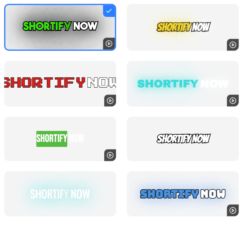 Captions style editor